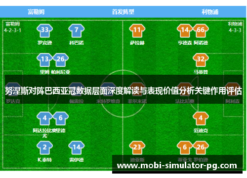努涅斯对阵巴西亚冠数据层面深度解读与表现价值分析关键作用评估