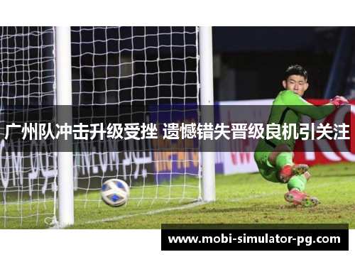 广州队冲击升级受挫 遗憾错失晋级良机引关注