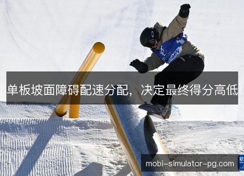 单板坡面障碍配速分配,决定最终得分高低 单板坡面障碍配速分配,决定最终得分高低